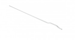 Ручка алюминиевая GRAVEL L-1200мм, белый матовый   UA-GRAVEL-1200-10М