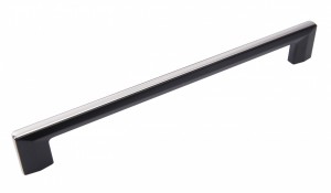 RS285BL/CP. 4/224 Хром полированный/Черный матовый,  ручка