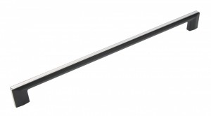 RS285BL/CP. 4/320 Хром полированный/Черный матовый,  ручка