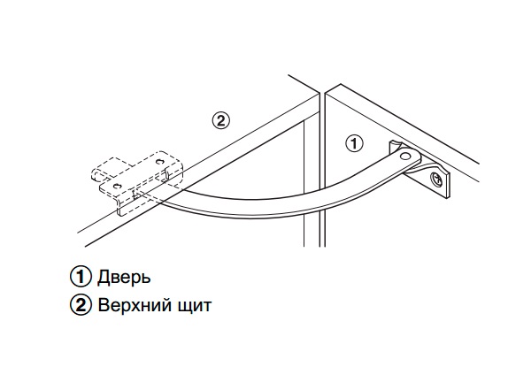 Ограничитель открытия двери Ограничитель открытия двери