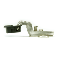 Петля BOYARD key-hole  для стекл.дв. H=0 D26mm.92гр.откр.вкладная H501C/0410   (300шт.)