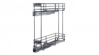 Cargo mini 200мм Bellissimo KR08/1/3/200/L/GRPH с доводчиком, ЛЕВАЯ, ГРАФИТ  БОЯРД