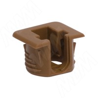 Полкодержатель для деревянных полок с фиксацией, коричневый FLIPPER   2574 23