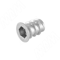 Футорка металлическая D8, М6 Х 13 BU01FL 9X13