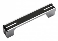 RS267CP/BL.4/160 Хром полированный/черный  ручка MONOHROME