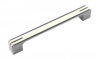 RS267CP/W.4/160 Хром полированный/Белый  ручка MONOHROME