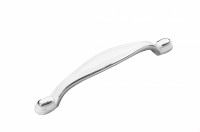 RS471CP/W.3/96 Хром полированный, Белый Ручка КРОКУС