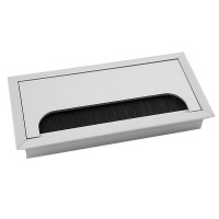 Пропуск для кабеля Merida 80x160, алюминий (LB-80x160-05) LB-80x160-05