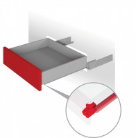 Направляющие СКРЫТОГО монтажа push-to-open DB4465Zn/450