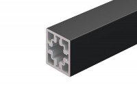 CADRO Профиль базовый 18*18мм, 3м, черный (31560)