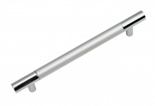 RS055CP/SC.4/128 хром полированный/сатиновый хром ручка