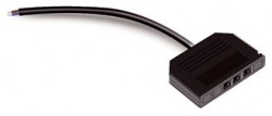 Колодка соединительная, кабель 2м черный, 6 гнезд,  LZ-AKC612-10