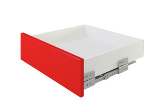 Ящик СТАРТ ПУШ+СОФТ с прямыми боковинами Белый SB38W.1/450, выс. стенки 86мм