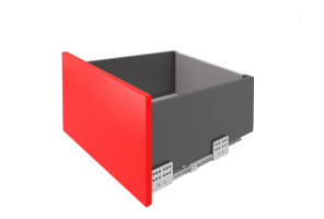 Ящик СТАРТ ПУШ+СОФТ с прямыми боковинами Графит SB41GRPH.1/500, выс. стенки 86мм