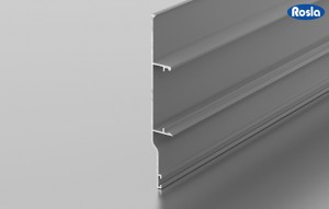 Профиль PS 1-05 Наличник верхней направляющей (настенный)  Серебро