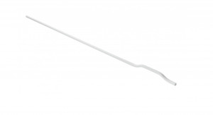 Ручка алюминиевая GRAVEL L-1200мм,  белый матовый   UA-GRAVEL-1200-10М